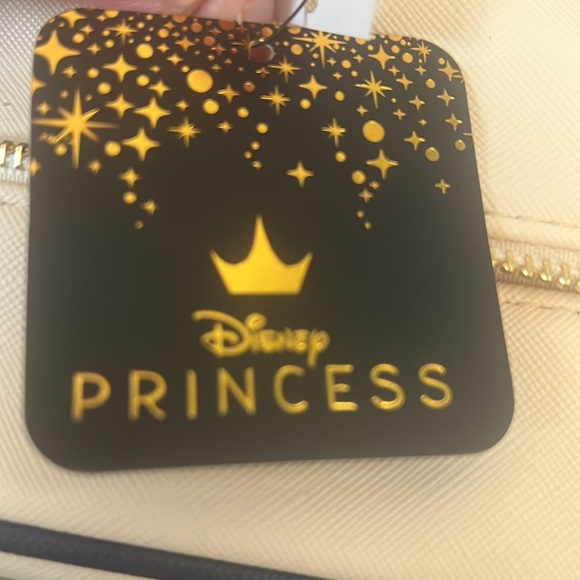 Disney Beauty and the Beast stained glass window Loungefly crossbody bag - Picture 4 of 11